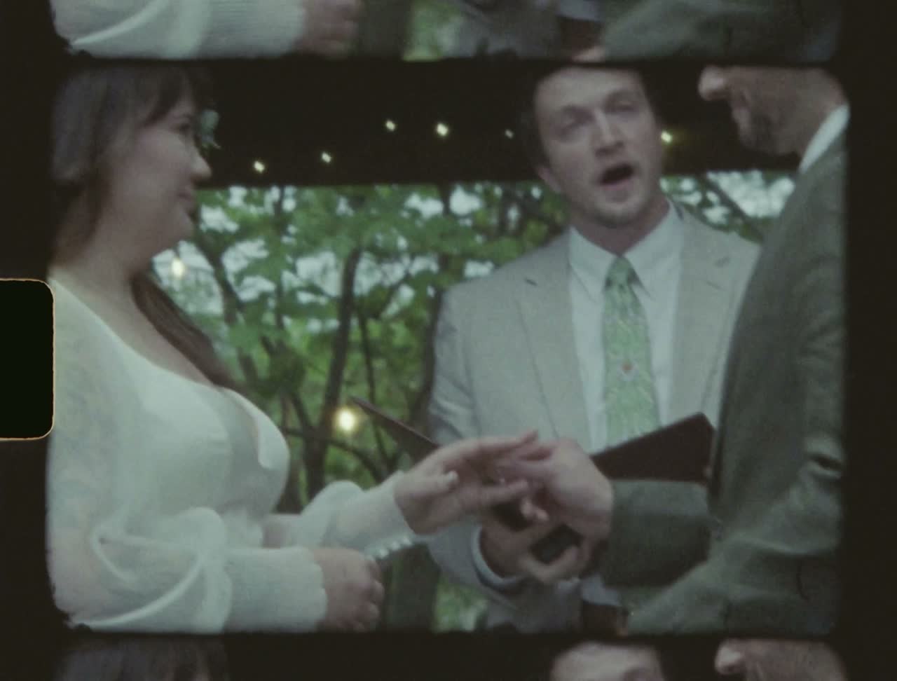 Exchanging rings under the trees