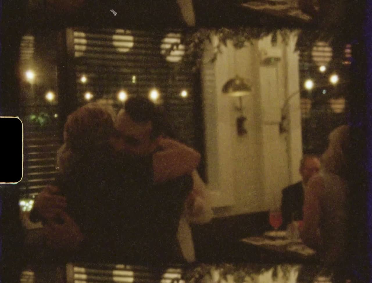 A long hug at the reception